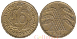 Веймарская республика. 10 рейхспфеннигов 1935 год. (E)