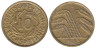  Веймарская республика. 10 рейхспфеннигов 1935 год. (E) 