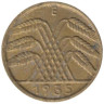  Веймарская республика. 10 рейхспфеннигов 1935 год. (E) 