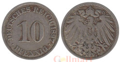 Германская империя. 10 пфеннигов 1897 год. (A)