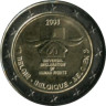  Бельгия. 2 евро 2008 год. 60 лет Всеобщей декларации прав человека. 