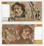  Бона. Франция 100 франков 1987 год. Эжен Делакруа. (VF) 