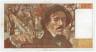  Бона. Франция 100 франков 1987 год. Эжен Делакруа. (VF) 