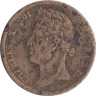  Французские колонии. 5 сантимов 1828 год. Карл X. 