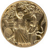  Самоа. 20 центов 2021 год. 12 Олимпийских богов в зодиаке - Афина и Овен. 