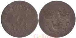 Швеция. 5 эре 1693 год. Король Карл XI.
