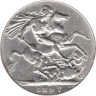  Великобритания. 1 крона 1897 год. Королева Виктория. (LXI) 