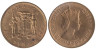  Ямайка. 1/2 пенни 1965 год. Королева Елизавета II. 