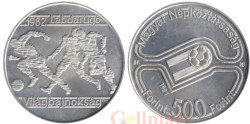 Венгрия. 500 форинтов 1981 год. Чемпионат мира по футболу 1982 - футболисты.