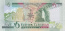 Бона. Восточно-карибские государства 5 долларов 2008 год. Елизавета II. (AU) 