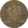  Польша. 2 злотых 2006 год. Сурок. 