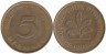  ФРГ. 5 пфеннигов 1991 год. (A) 