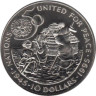 Намибия. 10 долларов 1995 год. 50 лет Организации Объединенных Наций. 