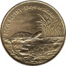  Польша. 2 злотых 2002 год. Болотная черепаха. 