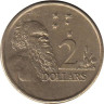  Австралия. 2 доллара 2013 год. Абориген. 