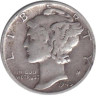  США. 1 дайм 1945 год. Меркурий. 