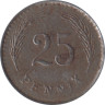  Финляндия. 25 пенни 1943 год. Герб. (железо) 