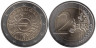  Португалия. 2 евро 2012 год. 10 лет наличному обращению евро. 