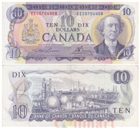  Бона. Канада 10 долларов 1971 год. Джон Александер Макдональд. (F) 