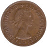 Австралия. 1 пенни 1964 год. Кенгуру. Без точки. 