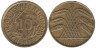  Веймарская республика. 10 рейхспфеннигов 1935 год. (J) 