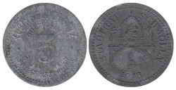 Германия. Шмёльн. 5 пфеннигов 1918 год. Нотгельд.