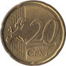  Финляндия. 20 евроцентов 2010 год. Геральдический лев. 