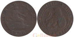 Испания. 1 сентимо 1870 год. Временное правительство.