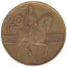  Чехия. 20 крон 2004 год. Святой Вацлав. 