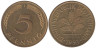  ФРГ. 5 пфеннигов 1991 год. (J) 