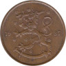  Финляндия. 5 пенни 1937 год. 