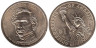  США. 1 доллар 2010 год. 14-й президент  Франклин Пирс (1853-1857). (D) 