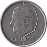  Бельгия. 1 франк 1997 год. Король Альберт II. BELGIQUE 