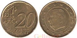 Бельгия. 20 евроцента 2004 год. Альберт II.
