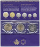  Канада. Набор монет 2023 год. Правление Елизаветы II. Коллекционный выпуск. (6 штук, в буклете) 