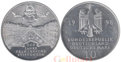 Германия (ФРГ). 10 марок 1998 год. 300 лет Франкскому благотворительному фонду.