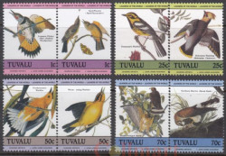 Набор марок. Тувалу 1985 год. Птицы. (8 марок)