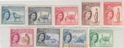 Набор марок. Сомалийский протекторат (Британский Сомалиленд). Королева Елизавета II и местные мотивы. 9 марок.