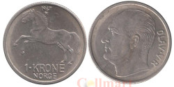 Норвегия. 1 крона 1967 год.