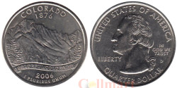 США. 25 центов 2006 год. Квотер штата Колорадо. (D)