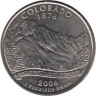  США. 25 центов 2006 год. Квотер штата Колорадо. (D) 