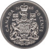  Канада. 50 центов 1968 год. (AU) 