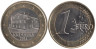  Андорра. 1 евро 2014 год. Здание парламента Каса-де-ла-Валь. 