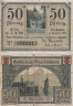  Бона. Германия. Куксхафен 50 пфеннигов 1919 год. Нотгельд. (F) 