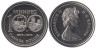  Канада. 1 доллар 1974 год. 100 лет городу Виннипег. (AU) 