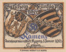  Бона. Германия. Каменц 50 пфеннигов 1921 год. Нотгельд. (XF) 