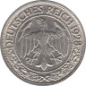  Германия (Веймарская республика). 50 рейхспфеннигов 1928 год. (J) 