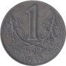  Богемия и Моравия. 1 крона 1942 год. Ветви липы. 