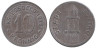 Германия. Боттроп. 10 пфеннигов 1919 год. Ратуша. Нотгельд. 