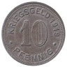  Германия. Боттроп. 10 пфеннигов 1919 год. Ратуша. Нотгельд. 